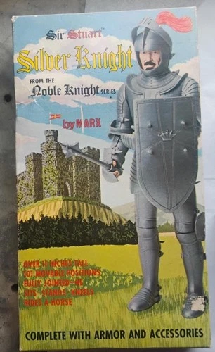 Vintage Marx Noble Knight & Horse 5361 Valor, w/  Box, Accessories & Armor