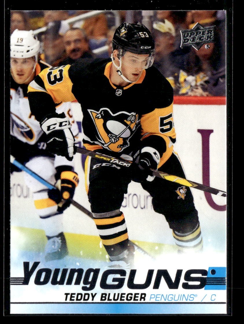 2019-20 Upper Deck - Young Guns Teddy Blueger #231 (RC)