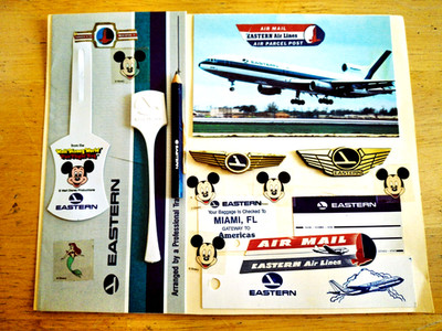 Eastern Airlines Memories Collection Postcard Jr Wings Air Mail Fits 8x10 Frame