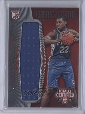 2015 Totally Certified Fabric of the Game Rookie Jersey Red Richaun Holmes fl4