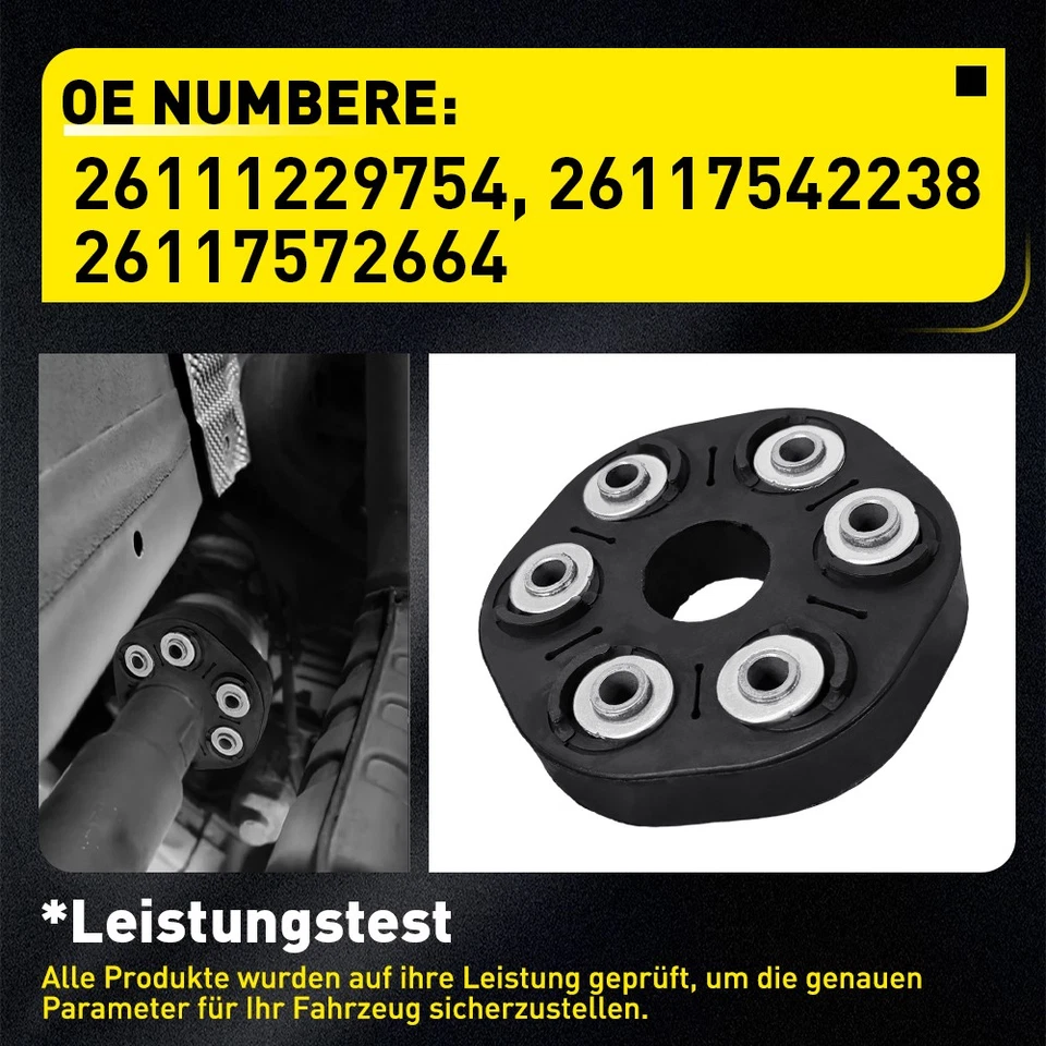 Hardyscheibe Kardanwelle Vorne Für BMW 5 E39 E60 E61 6Er E63 E64 525d 530d 635d - Bild 3 von 4