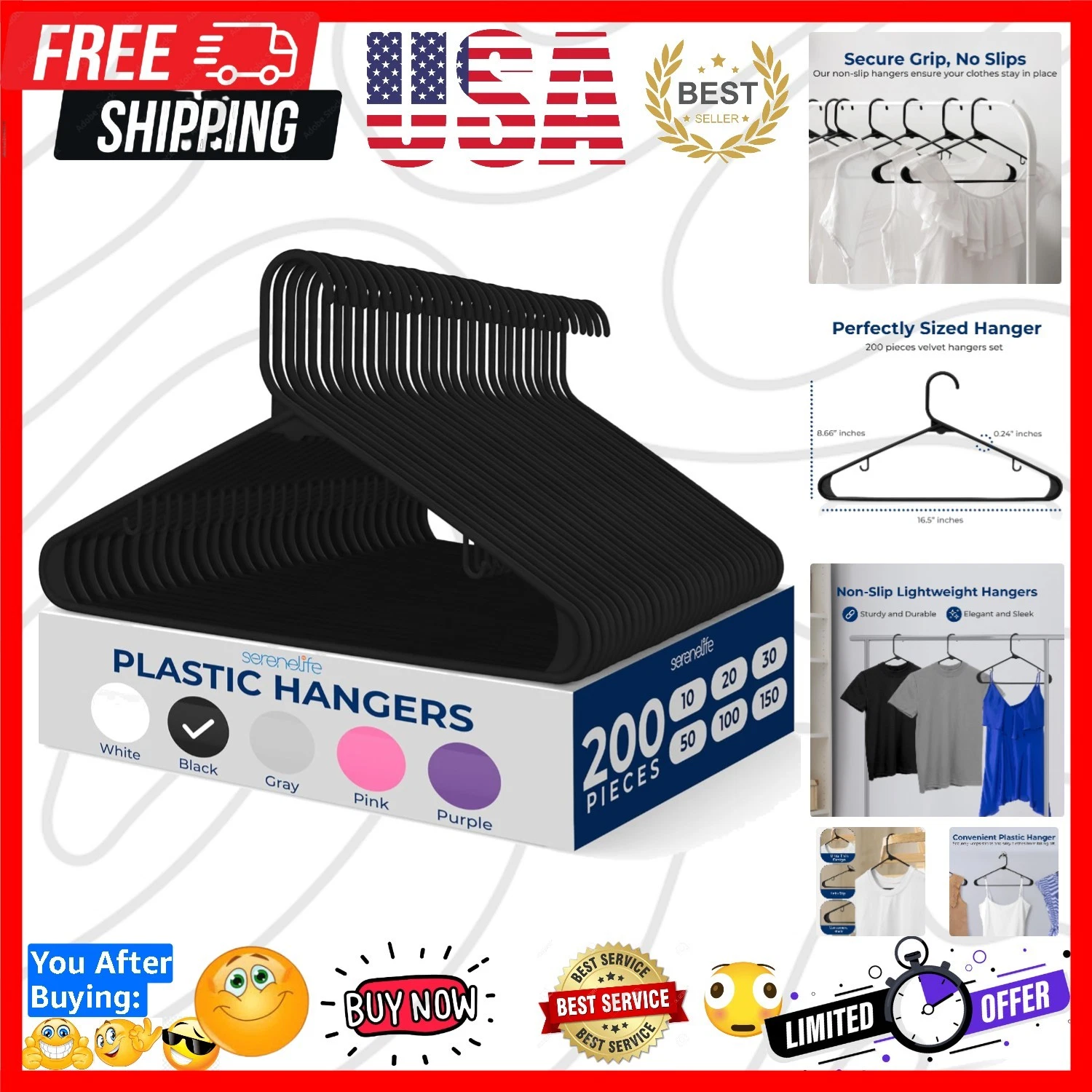 Plastic Hangers - Thumbnail 5