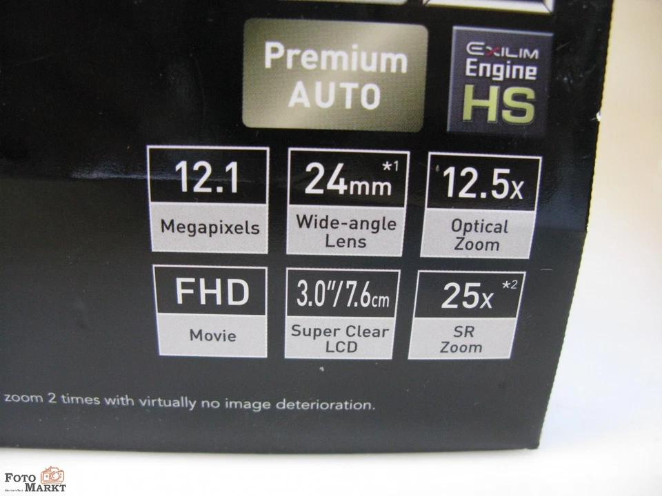 Casio Exilim EX-ZR100 Highspeed-Digitalkamera 12,5-fach opt. Zoom-Objektiv - Bild 3 von 4