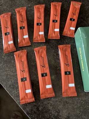 Sovvid 8 Pack 10 Pc Professional Alto Sax #3 Reeds New Orange Package Green Box