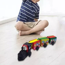 Retro Metal Retro Train Windup Train Toy Holiday Decoration Desk Carriages Train