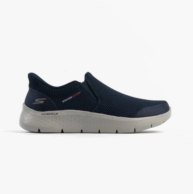 Skechers GO Walk Flex Ojai Herren Mesh Slipper Activewear Navy Fitness Sneaker