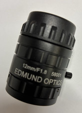 Edmund Optics 58001 C-Mount 12mm/F1.8 Industrial Camera Lens Free Shipping