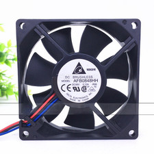 1PCS Delta AFB0848HH-R00 DC48V 0.12A 3-wire server fan 8025 8cm