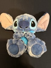 Disney Parks Stitch Plush Big Feet/Floppy Ears 14  Plush Stuffed Toy EUC  Soft 