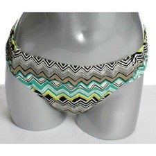 La Blanca Womens 12 Swim Bottom Scoop Green Abstract Bikini Multi
