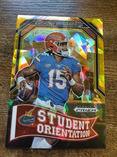 2023 Panini Prizm Draft Picks - Student Orientation Gold Ice Prizm #SO-4 Anthony
