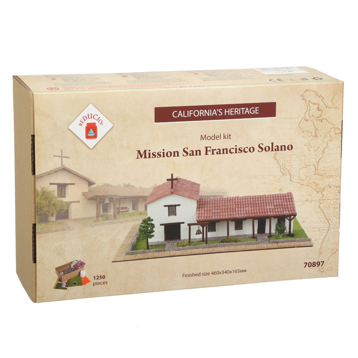 School project California Missions Model Kit San Francisco Solano Mini  Bricks | eBay