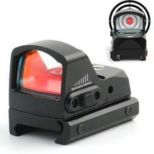 Mini 2MOA Red Dot Sight Collimator Rifle Reflex Sight Scope RMR 20mm Picatinny