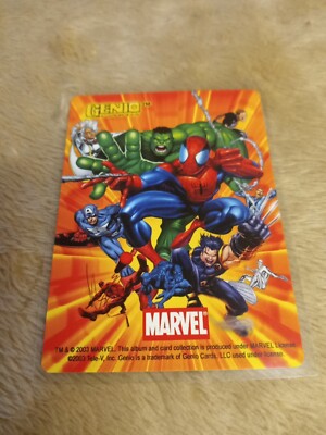 RARE MARVEL GENIO TRADING CARDS LOT OF 18 CARDS Very Good To Near Mint |  eBay
