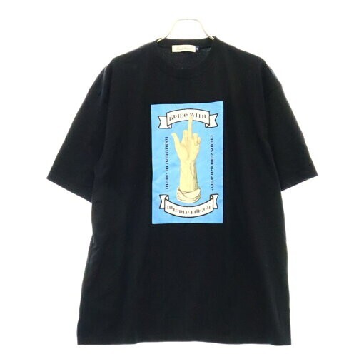 UNDERCOVER Size 5 PRIDE SHORT SLEEVE T-SHIRT Print Black UNDERCOVER Size 5 PRIDE SHORT SLEEVE T-SHIRT Print Black