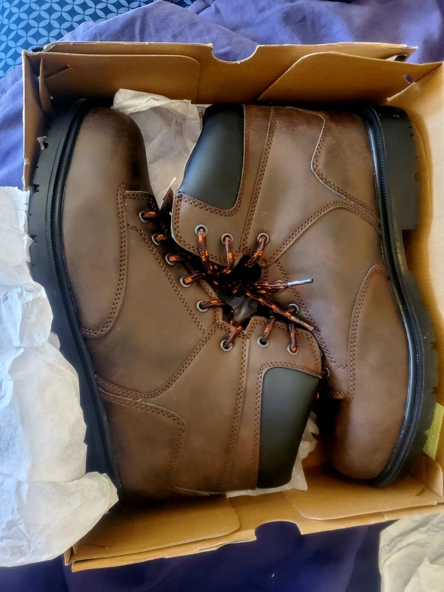 Mens size 13 hot sale steel toe boots