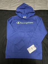 NWT Champion Youth Hoodie Blue XL