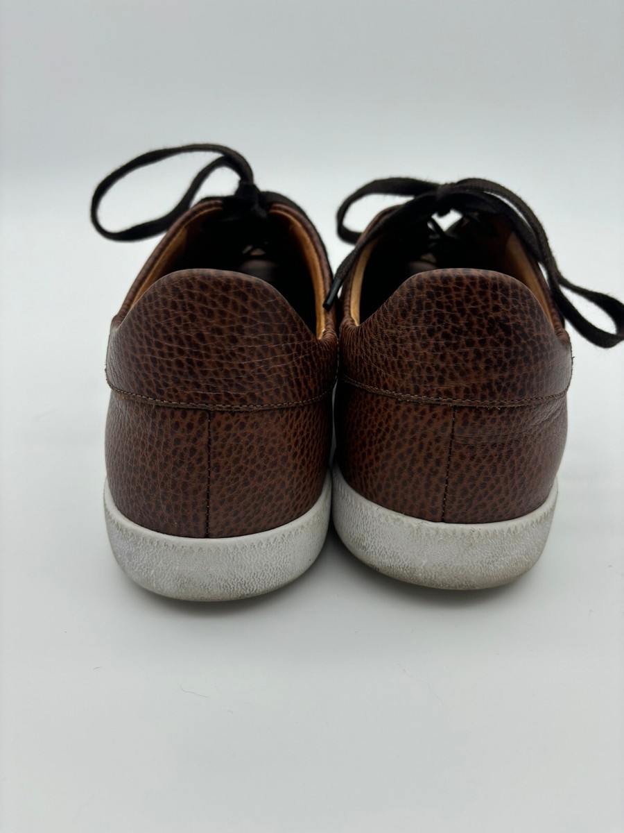 Beckett Simonon Leather Shoes Mens 10 Brown Lace Up Sneakers  display picture 1