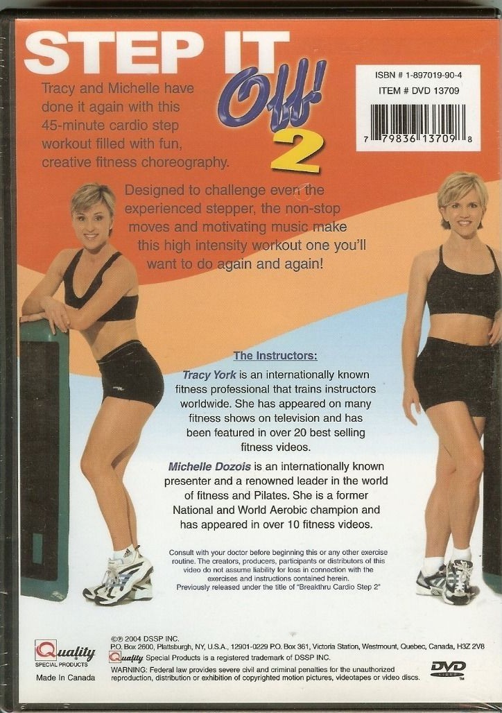 STEP IT OFF! 2 - DVD - TRACY YORK & MICHELLE DOZOIS - NEW - FAST