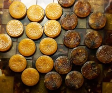 Checker set  - Baltic Amber 345 gr - Wholesale