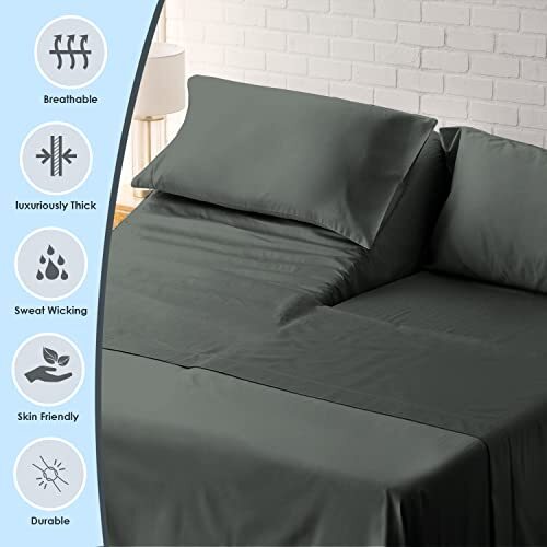 Pure 100 Luxury Cotton Bed Sheets 1000 Thread Count Long Split King