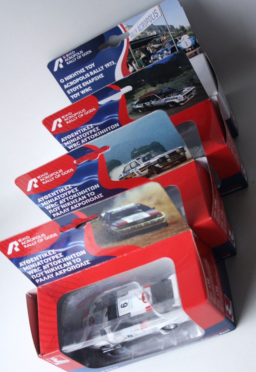 12x EKO ACROPOLIS RALLY OF GODS 1:43 Die Cast set 1973-2021 WRC