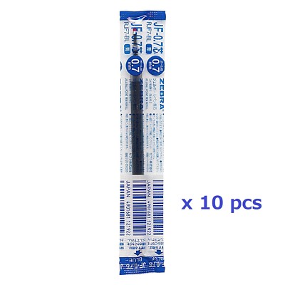 ZEBRA RJF7-BL JF-0.7 sarasa Refill 0.7mm Blue ink For ballpoint pen #10 pcs
