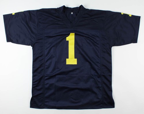 Braylon Edwards Signed Michigan Wolverines Jersey (PSA COA) Browns Pro Bowl WR - Picture 3 of 6