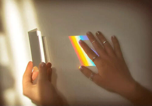 3 Modelle Licht Spektrum optisches dreifaches Glasprisma Physik unterrichtendes - Bild 1 von 9
