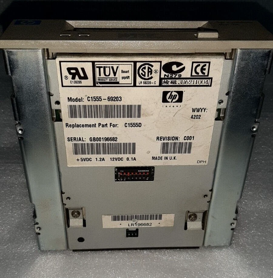 Digital Data Storage DDS 3 HP Surestore DAT 24 C1555 per server - Immagine 2 di 4