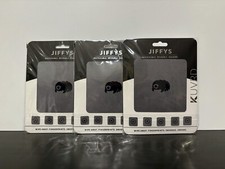 KUVRD  Jiffys   Fingerprint Erasers That Stick Anywhere  3-PACK  Gray