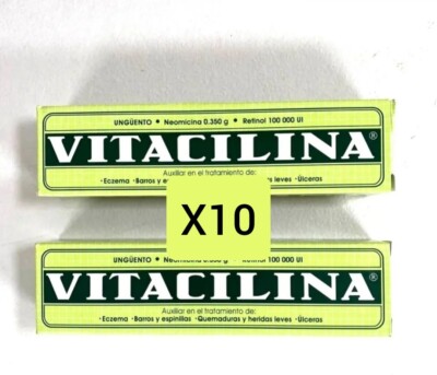 10-Pk VITACILINA Ungüento   Ointment VITACILINA 28gr/.98oz