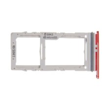 SIM Micro SD Card Tray Dual for Samsung Galaxy S20 S20 S20 Ultra RedHolder Slot