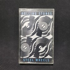 ROLLING STONES - STEEL WHEELS Cassette Tape, CBS Records OCT 45333, 1989 