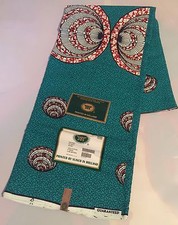 NEW CLASSIC COLORFUL AFRICAN FABRIC Ankara - 6 YARDS