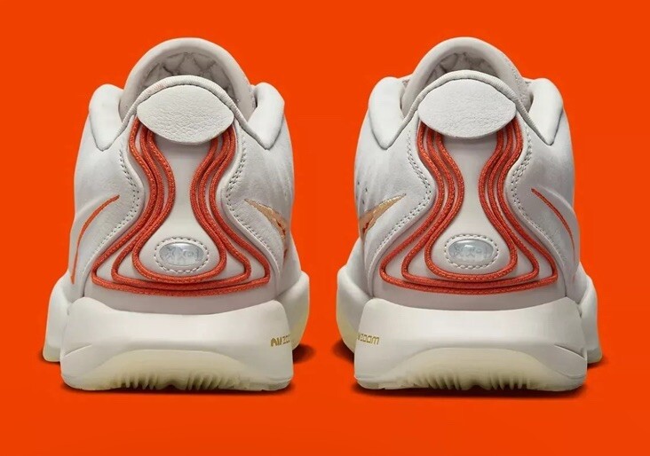 New Nike LeBron XXI 21 Akoya Light Bone Campfire Orange  display picture 3