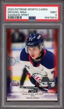 2022 Extreme Sports Cards Michrel Misa Saginaw Spirit PSA MINT 9