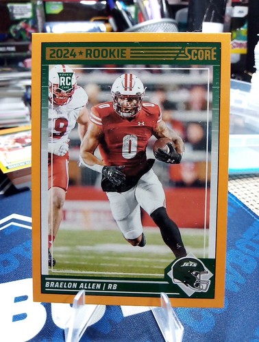 2024 Panini Score Braelon Allen RC #390 Orange Parallel - Picture 1 of 2