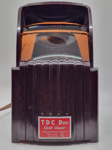 TDC Vintage Duo Vivid Viewer Three Dimension Company. Bakelite, Working Cond. - Picture 3 of 8