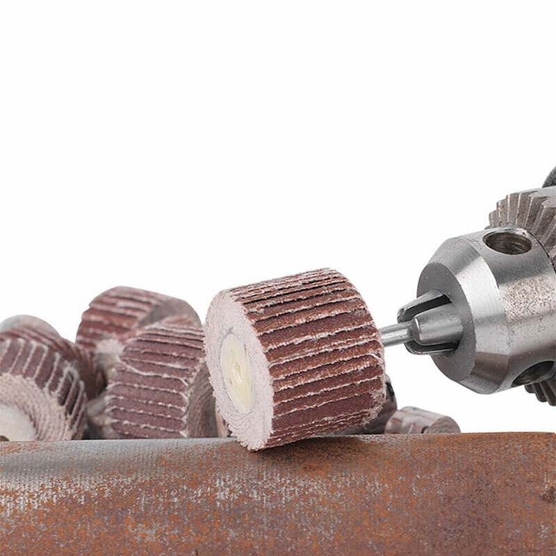 50Pcs Sanding Sandpaper Flap Wheel Brush Dremel Rotary Die Grinder