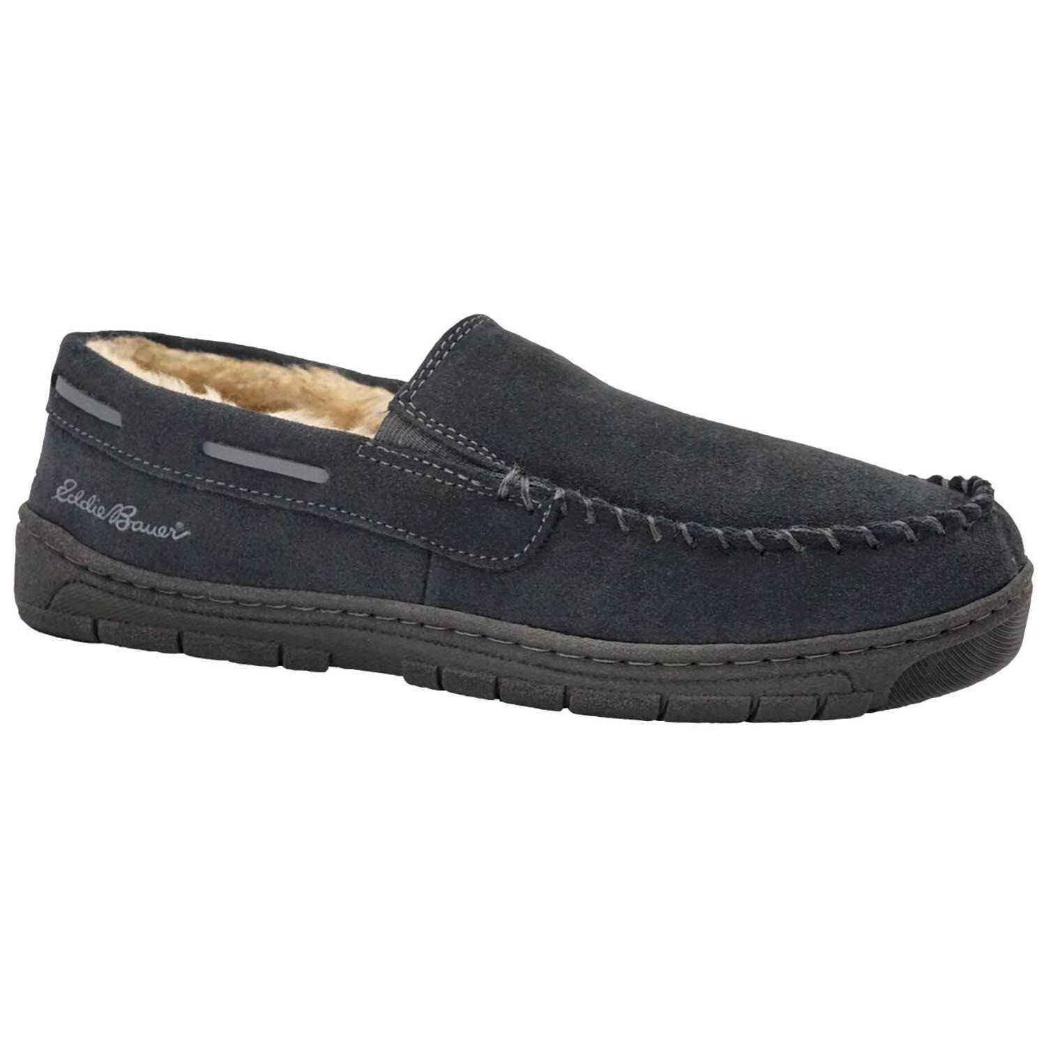 Мужские тапочки Eddie Bauer из замши с эффектом памяти West Haven серые M8-9 6290₽