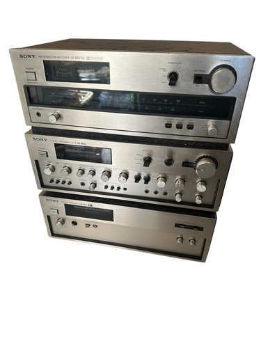 SONY TAN-8550 Amplifier TAE-8450 Preamplifier  ST-5950 SD TUNER (read & See Pic)