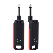 Rechargeable Wireless System Guitar Bass Audio Transmitter  Receiver Set US