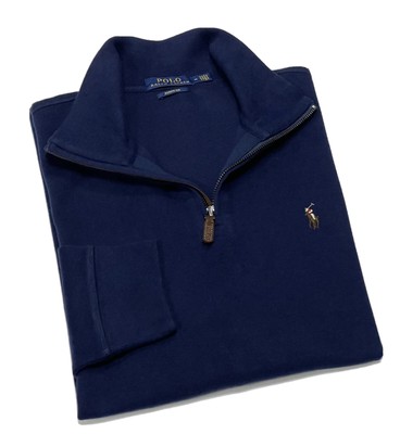 ralph lauren blue quarter zip