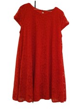 Atmosphere Red Lace Dress Size 12