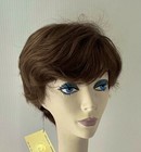 NWT JACQUELYN Wig HUMAN HAIR Blend COCO 12-8 LIGHT BROWN Monofilament Top