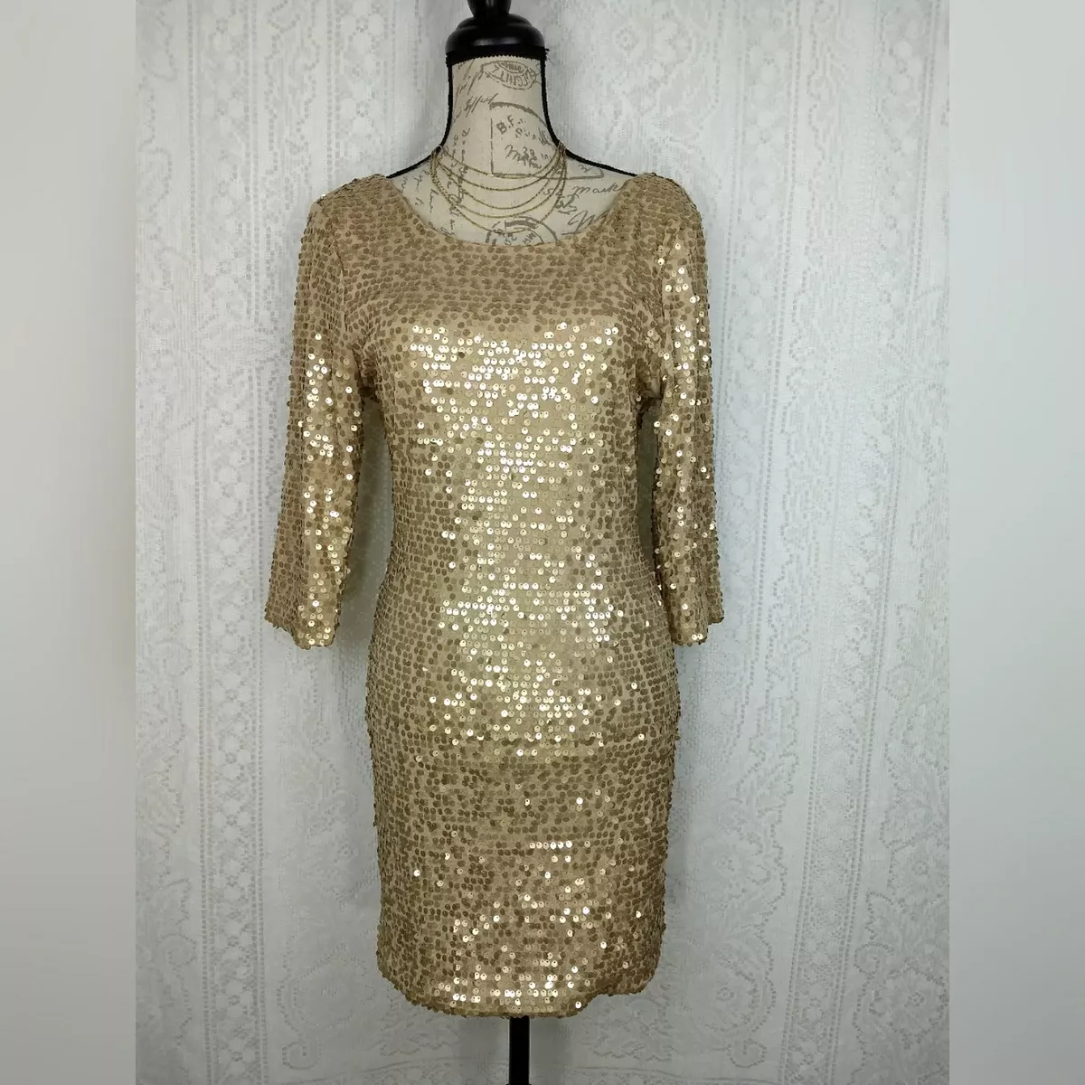 Wish top gold dress