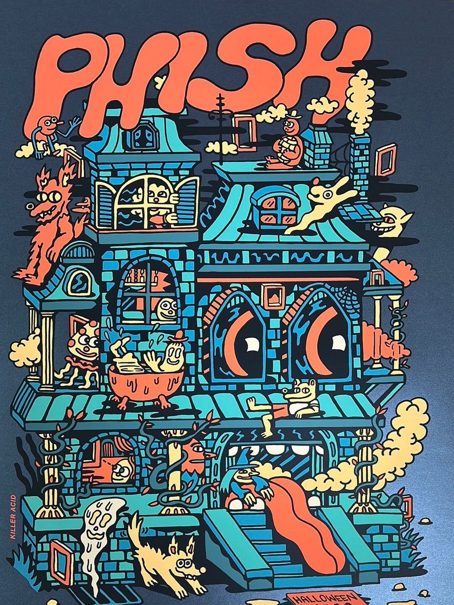 Phish - 2020 Killer Acid poster Halloween at Home art print | eBay