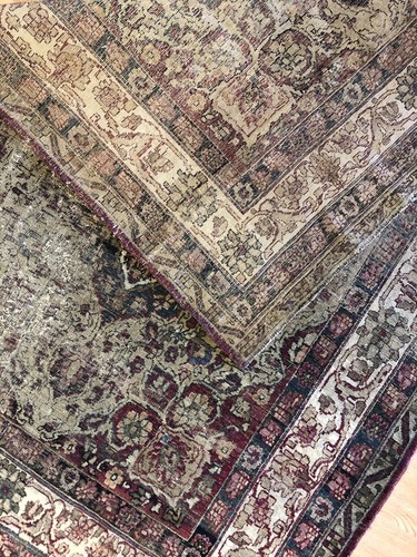 Fantastic Floral - 1910s Antique Oriental Rug - Handmade Carpet - 4.5 x 6.1 ft. - Picture 10 of 11