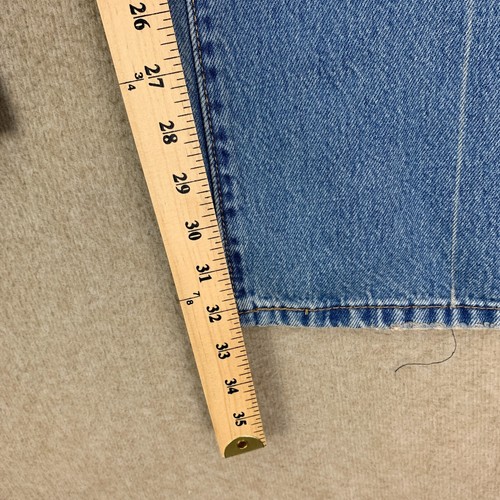 ¡NUEVO! Pantalones de mezclilla Levis 517 para hombre 36x32 Bootcut azul tiro medio lavado - Imagen 7 de 13